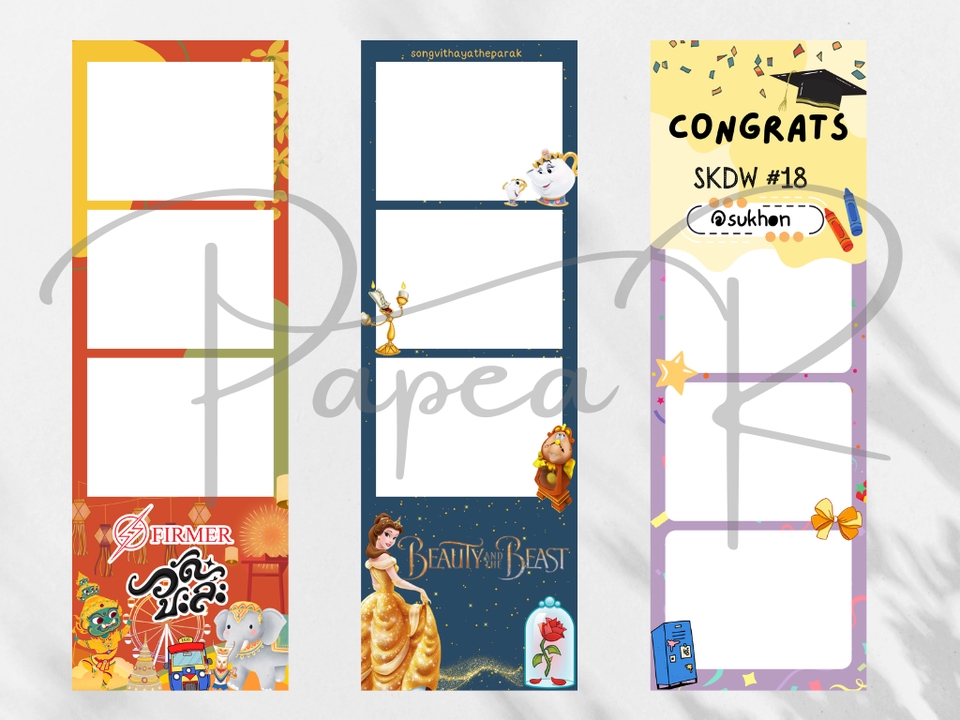 ทำ Giveaway - ออกแบบ PhotoBooth , Photo Frame ต่างๆ งานEvent, Wedding, Birthday ออกแบบงานไว งานสวย - 13