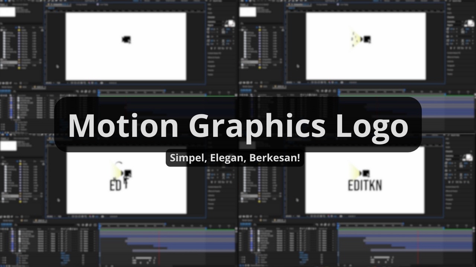 Jasa Pembuatan Motion Graphic & Animasi Explainer - Motion Graphic Logo: Simpel, Elegan, Berkesan!