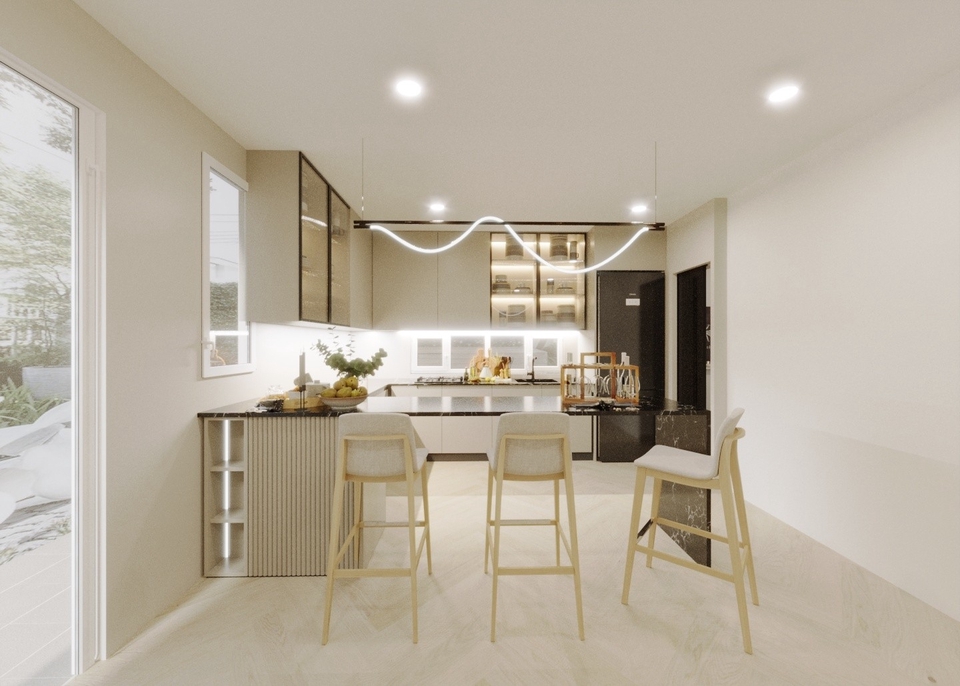 ออกแบบตกแต่งภายในและภายนอก - ออกแบบและต่อเติม โครงการ Flora Ville Park City Suwinthawong - 4