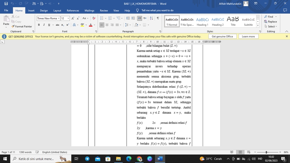 Pengetikan Umum - JASA PENGETIKAN RUMUS EQUATION - 5