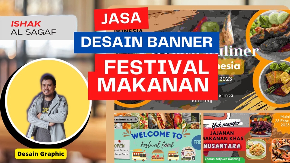 Banner Online - JASA DESAIN BANNER FESTIVAL FOOD - 1