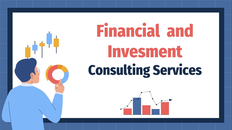 Jasa konsultan keuangan dan investasi untuk membantu bisnis dan individu dalam merencanakan dan mengelola keuangan mereka.