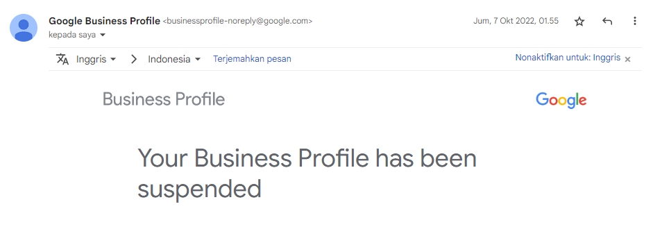 Jasa Lainnya - Jasa Pengaktifan Akun Google Bisnisku yang ditangguhkan/di-suspend - 4