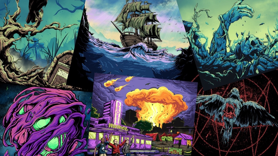 Gambar dan Ilustrasi - Gambar Ilustrasi keren untuk kaos dan merchandise lainnya - 1