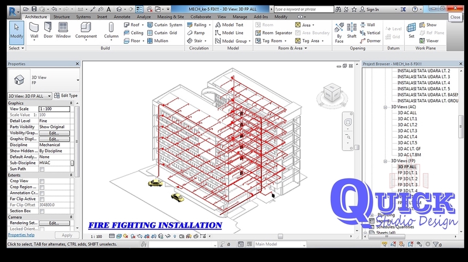 CAD Drawing - Modeling Revit Ars, Str & MEP (Recommended) - 20