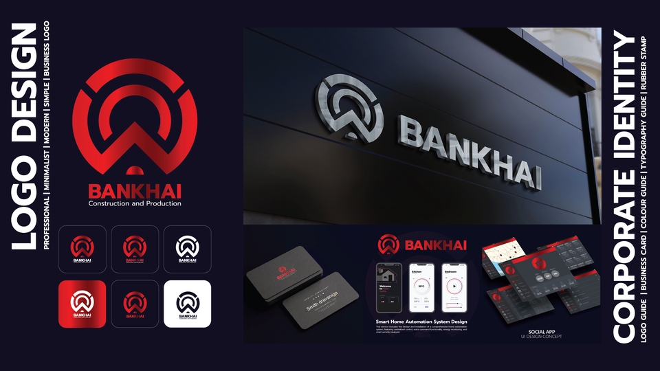 บริการออกแบบโลโก้ LOGO & BRAND CI MODERN | MINIMAL | LUXURY