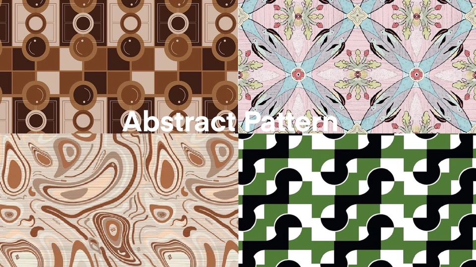 ออกแบบลายผ้า - ออกแบบลาย (Seamless)/ Repeat Pattern Design แนวเรียบง่าย ดอกไม้ ตัวอักษร Modren / Organic Style - 11