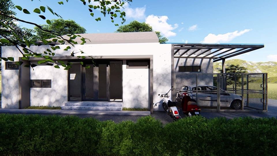 3D & Perspektif - Jasa Desain Rumah Arsitek 3D Rendering Visualisasi - 16