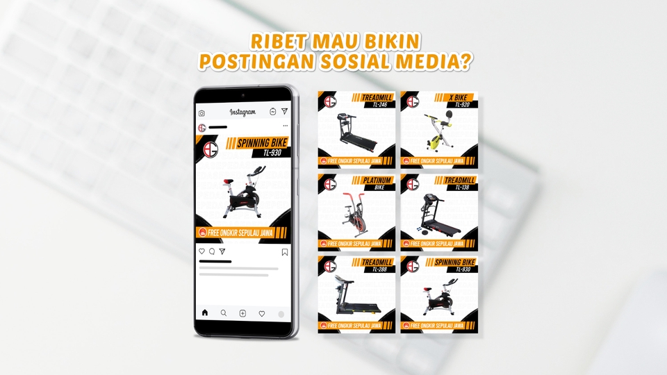 Banner Online - Desain Konten Feed Instagram Banner Post, Promo Story Sosial Media - 4