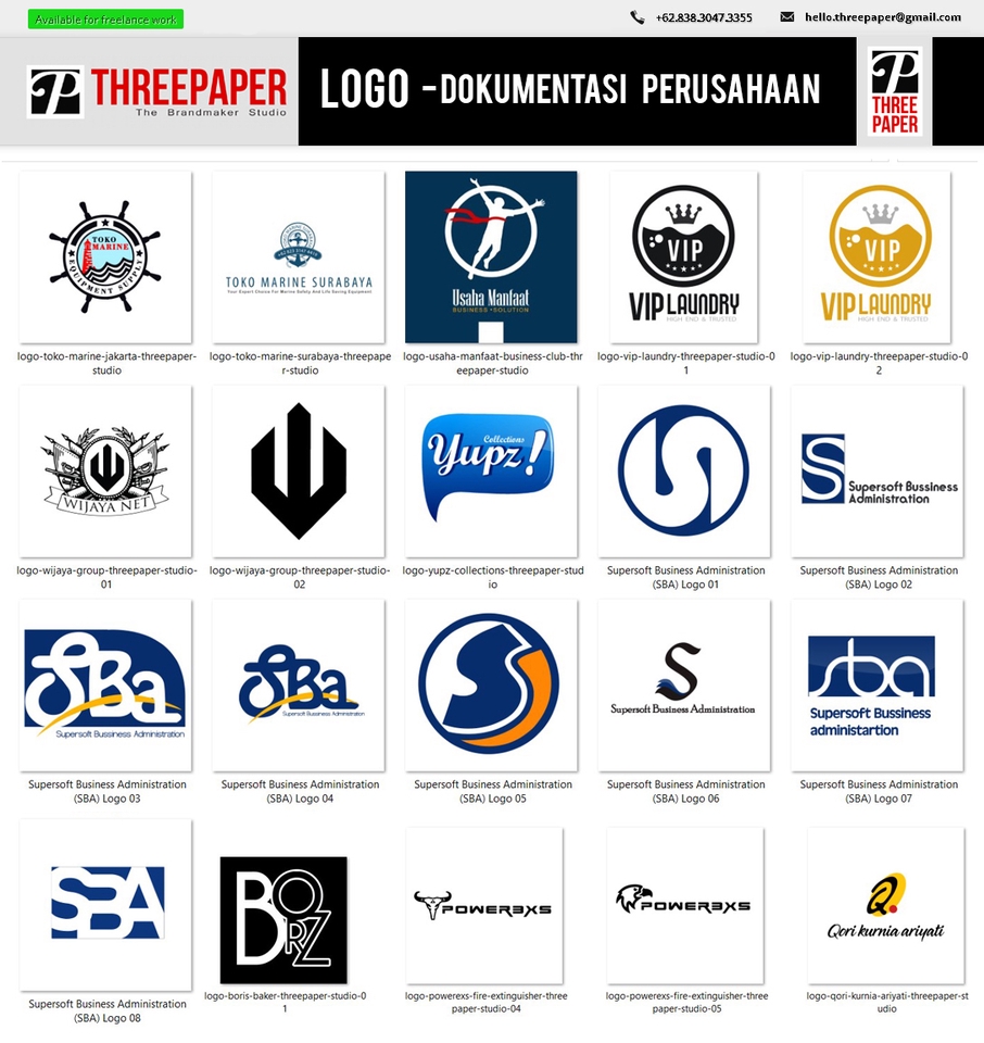 Logo - Jasa Desain Branding Logo Profesional Untuk Perusahaan UKM, Start-up Sampai Ke perusahaan Besar - 3