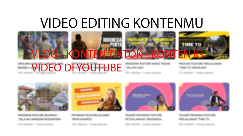 Video Editing - Editing Video Kreatif dan OK - 1