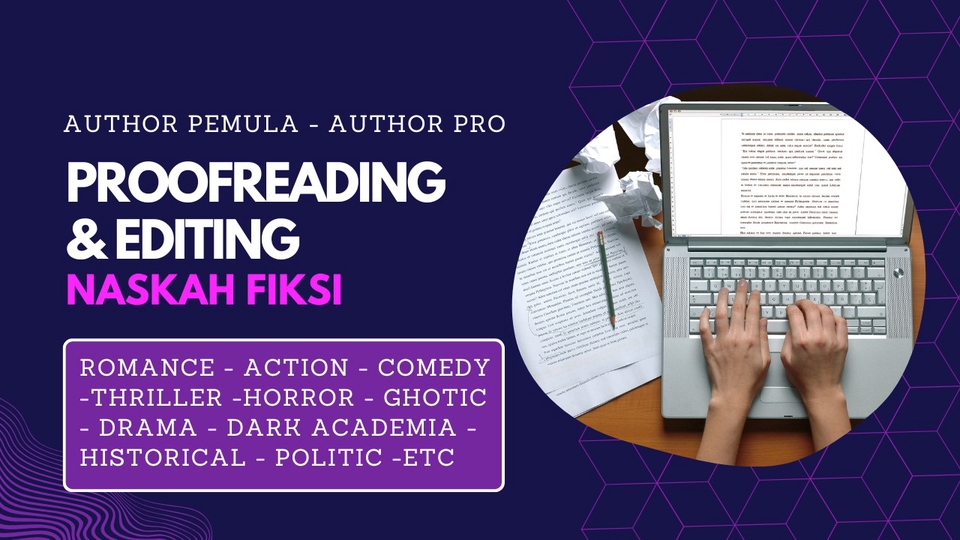 Jasa Proofreading dan Pengecekan Grammar - Proofreading & Editing Naskah Fiksi Satu Hari Kelar