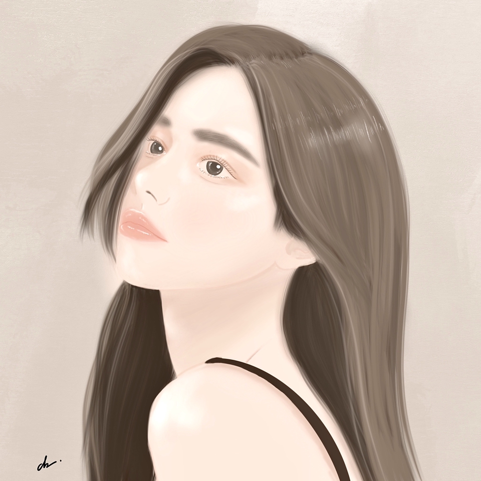 วาดภาพเหมือน Portrait - Portrait / วาดภาพเหมือน Digital Painting - 2