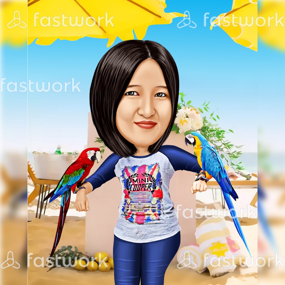 Karikatur - Desain Karikatur 3d - 4