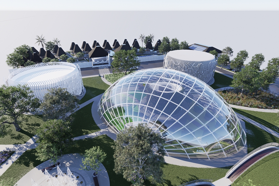 Jasa desain arsitektur rumah dengan desain interior modern minimalis.