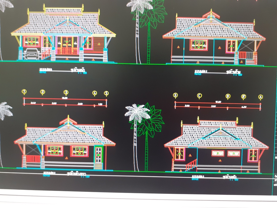 เขียนแบบวิศวกรรมและออกแบบโครงสร้าง - รับเขียนแบบ, ดราฟแบบ autocad 2D,3D ทุกชนิด - 4