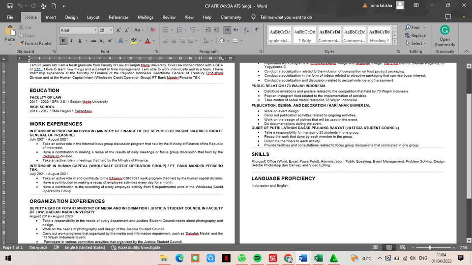 Penerjemahan - ENG-IND & IND-ENG TRANSLATOR AND SUBTITLER - 10