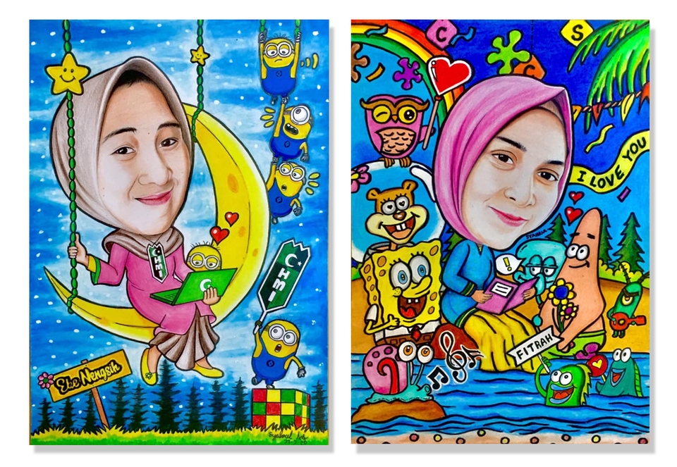 Gambar dan Ilustrasi - JASA ILLUSTRASI DOODLE, CARTOON, DAN LAN-LAIN - 5