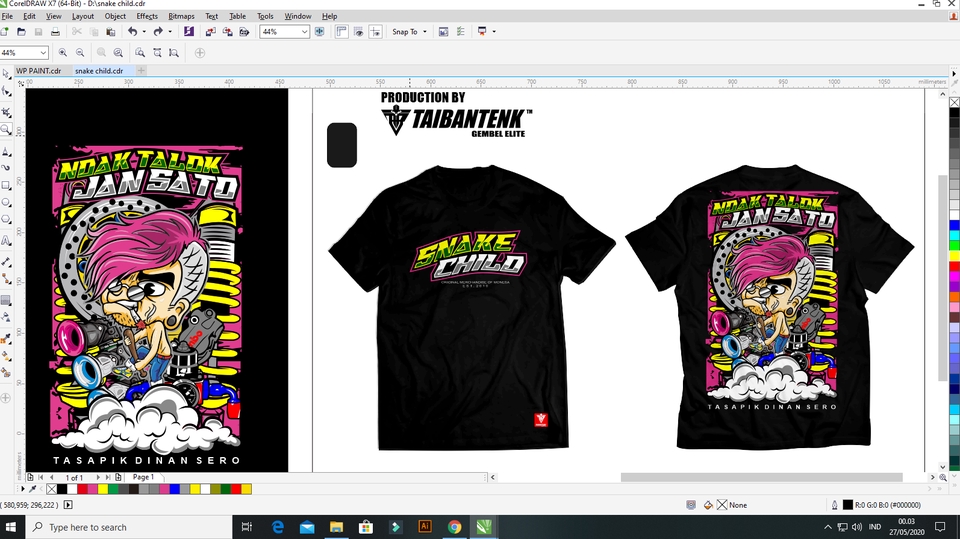 Desain Kaos & Motif - DESAIN LOGO ILUSTRASI OTOMOTIF DAN RACING - 4