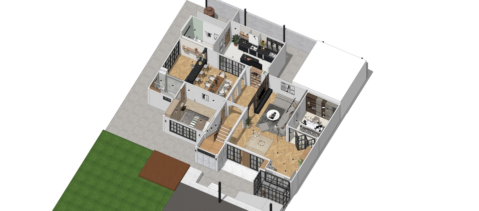 3D Perspective - รับทำ 3D Perspective (Exterior/Interior) รับขึ้นโมเดล 3D - 19