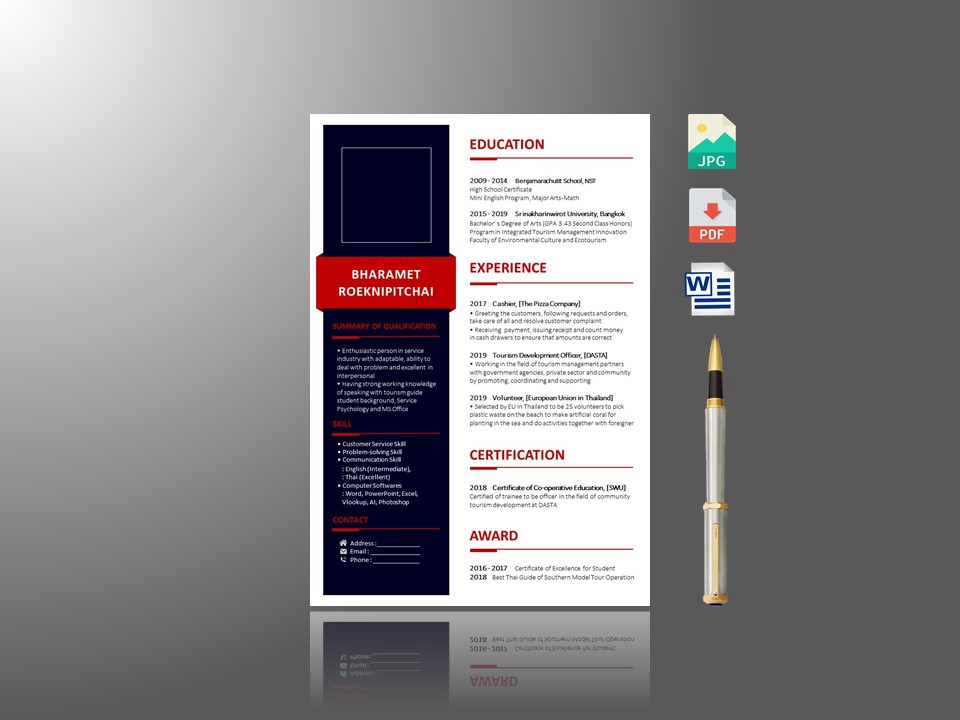 Portfolio & Resume - 💖ออกแบบ Resume/Profile ระดับคุณภาพ ตามที่ต้องการ💖 - 3