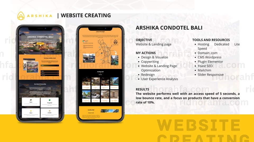 Jasa Pembuatan Website Profesional untuk Bisnis Anda - Arshika Condotel Bali