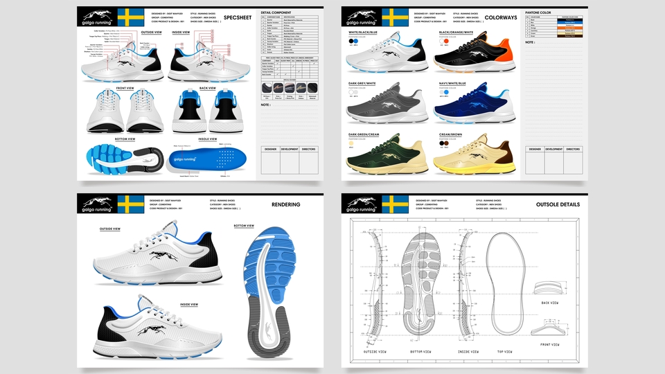 Gambar dan Ilustrasi - KONSEP DESAIN SEPATU PRIA, MODERN DAN TRENDI DENGAN PAKET TEKNOLOGI UNTUK MANUFACTURE - 5