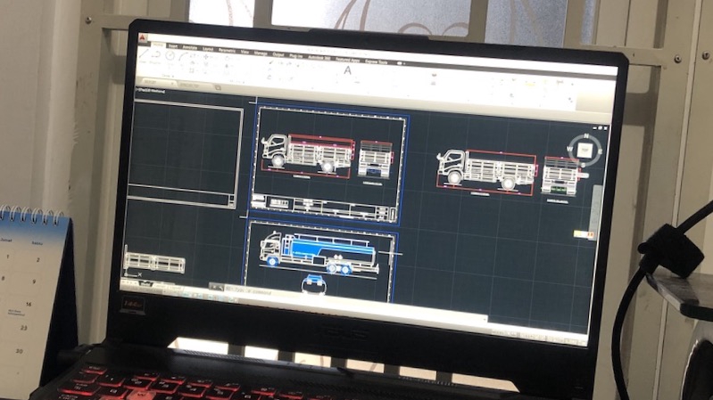 Jasa Gambar AutoCAD & Drafter Arsitektur Interior - Draft Model Karoseri