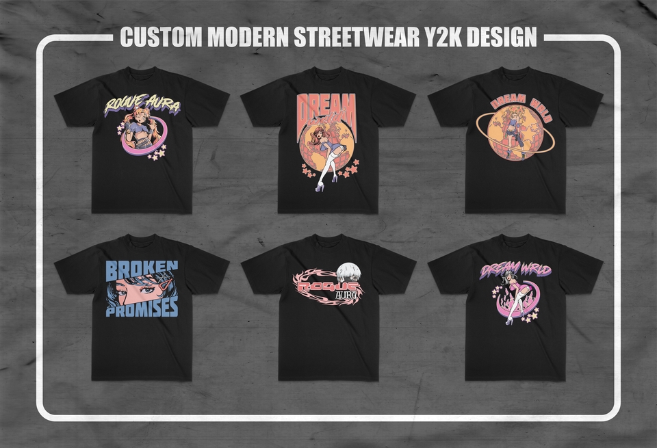 Desain Kaos & Motif - DESAIN KAOS STREETWEAR UNTUK BRAND CLOTHING - 5