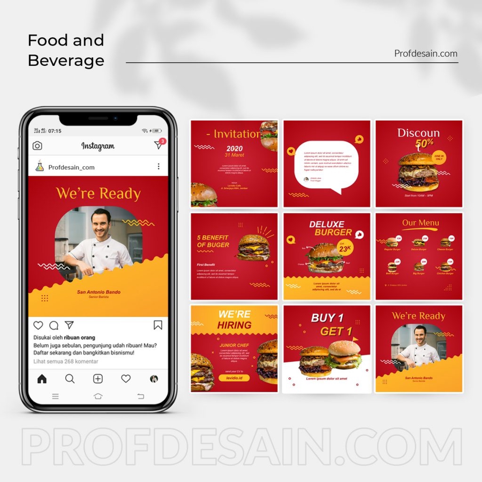 Banner Online - Desain Feed Instagram untuk Semua Bisnis Anda - 4