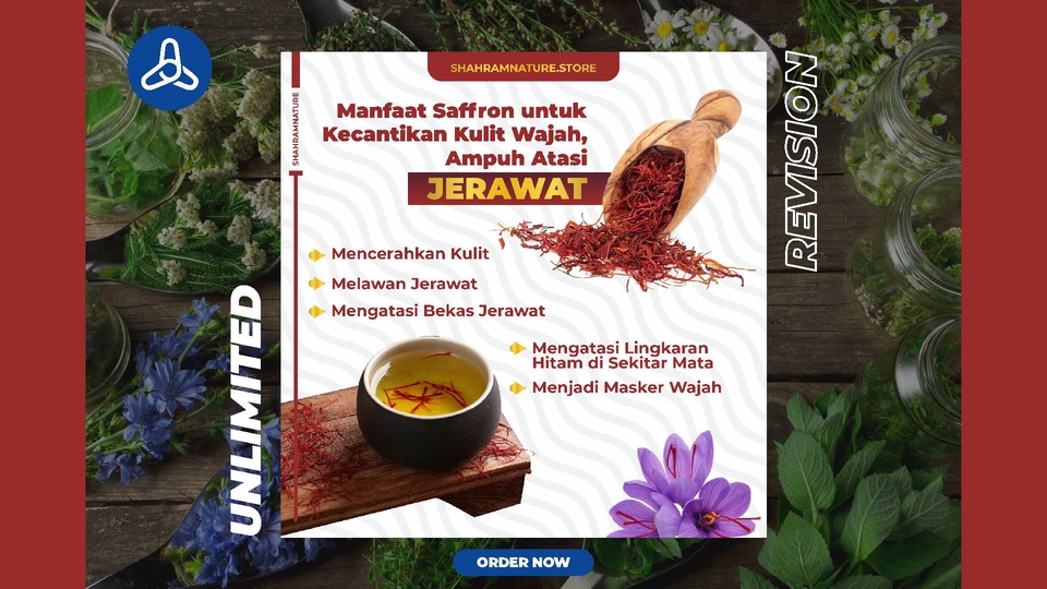 Banner Online - Desain Feed Instagram untuk Bisnis Herbal - 4
