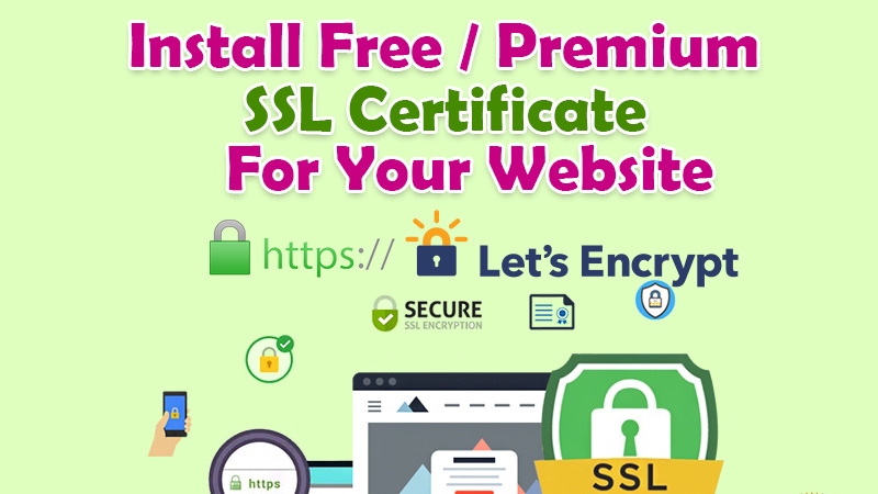 Jasa Konsultan IT Support Terbaik - Install  free atau premium SSL certificate untuk website 