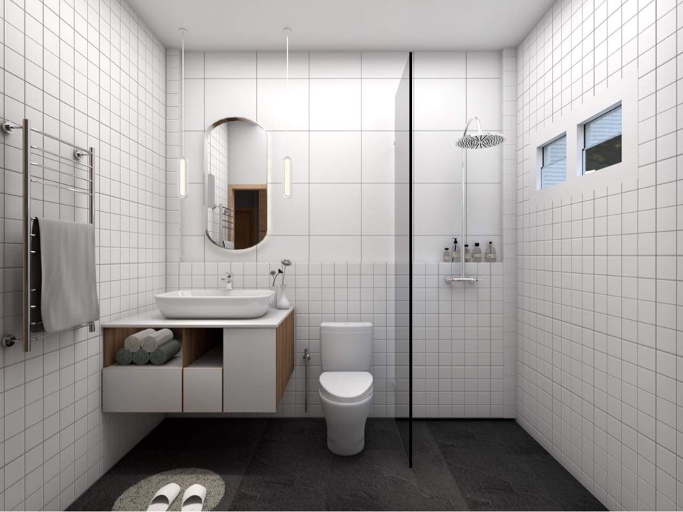 ออกแบบตกแต่งภายในและภายนอก - 3D Perspective งานสถาปัตยกรรม - 2