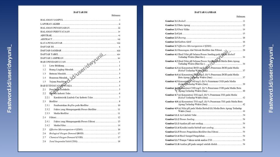 Daftar isi dan daftar gambar dari jasa pengetikan online, harga jasa pengetikan, pengetikan dokumen, jasa ketik online.