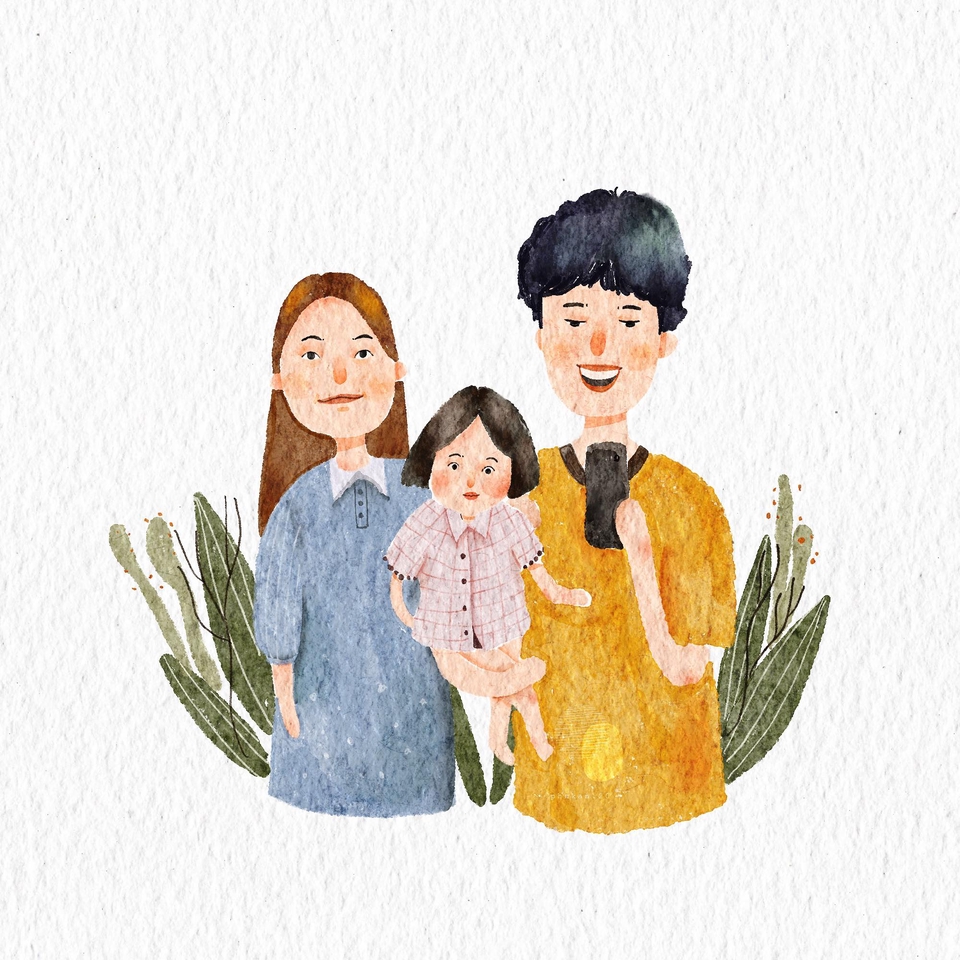 วาดภาพการ์ตูน - water color art - 7