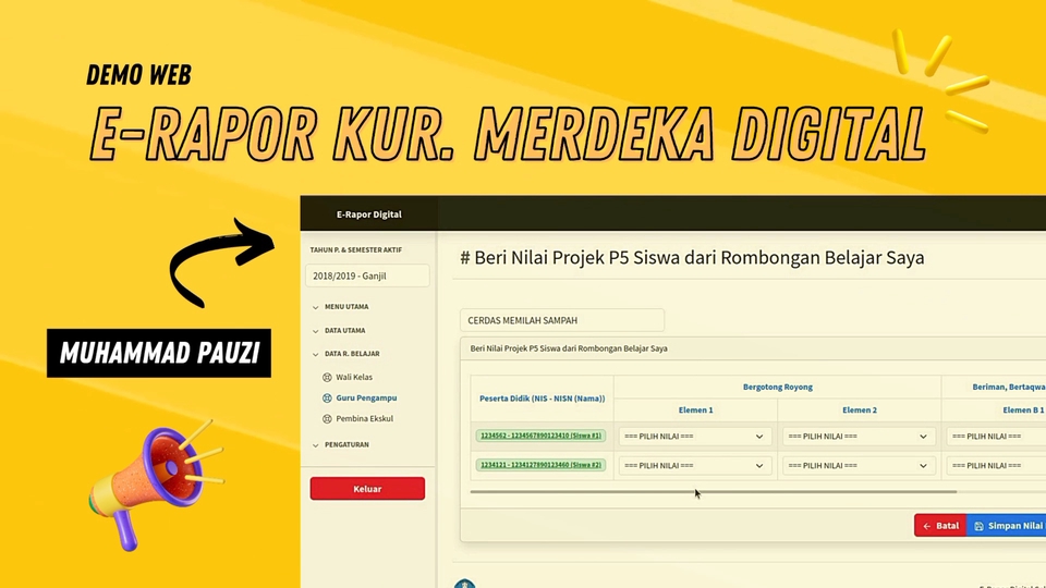 Web Development - Membuat & Slicing Website Menggunakan HTML, CSS, Javascript, Reactjs, Nextjs, Vuejs, Laravel & PHP - 2