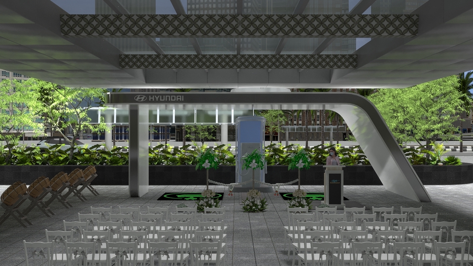 3D & Perspektif - 3D Set Designer. Stage Booth Exterior & Interior - 5