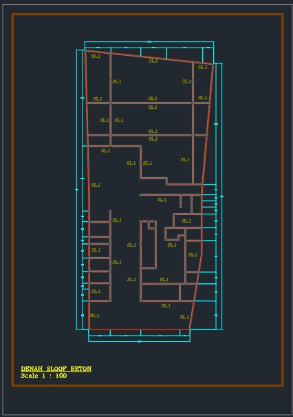 CAD Drawing - Gambar Kerja IMB Rumah Tinggal, Ruko, Kantor, Mess -  5000/m2 - 8