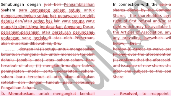 Hukum - Draft/Review Dokumen Legal - 1