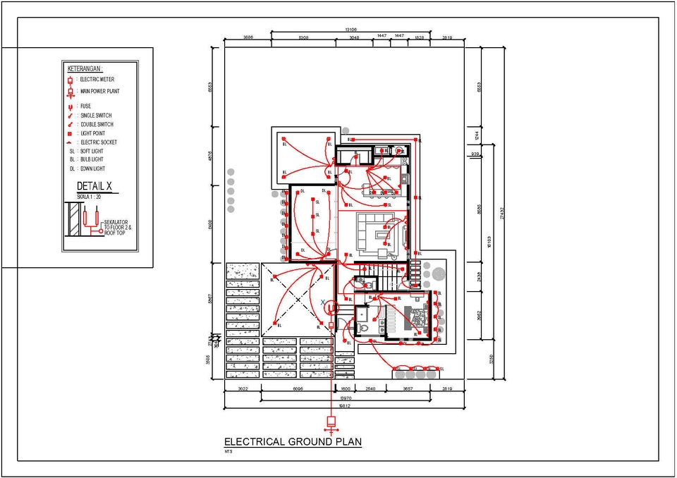Jasa drafter autocad interior murah untuk desain rumah modern.