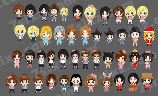 ออกแบบตัวละคร 3D สไตล์ญี่ปุ่น น่ารัก