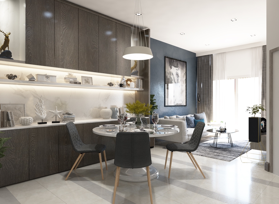 ออกแบบตกแต่งภายใน และทำภาพ3D Perspective/3D Visualization