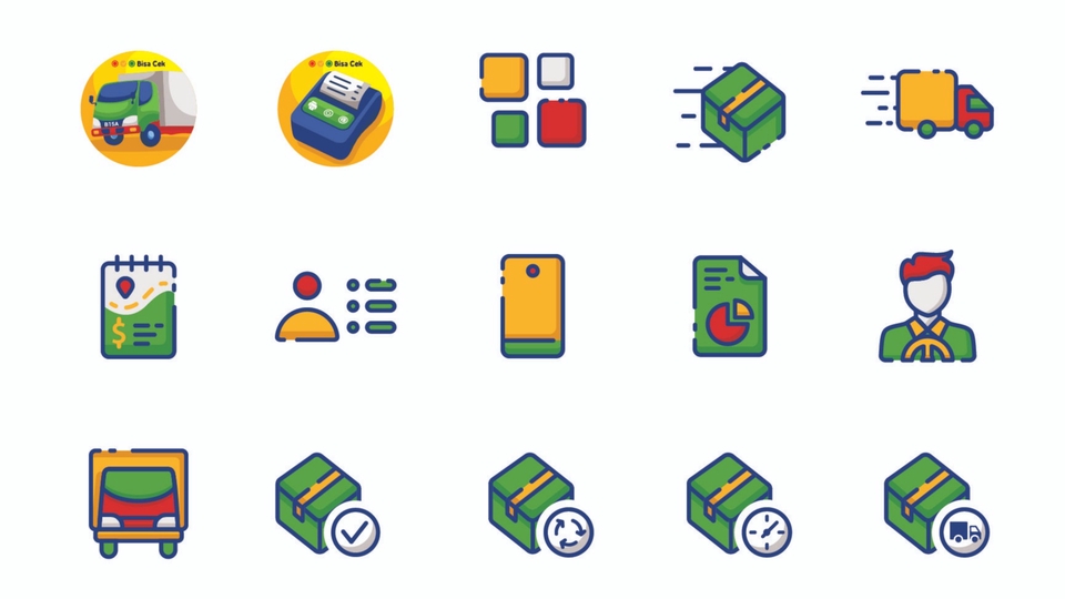 Jasa Lainnya - Saya Bisa Membuat Desain Icon Yang Unik, Minimalist, dan Kekinian - 2