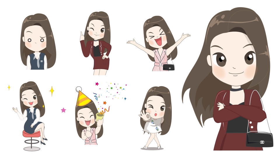 ออกแบบ LINE Sticker - รับวาดและออกแบบสติกเกอร์ไลน์ - 13