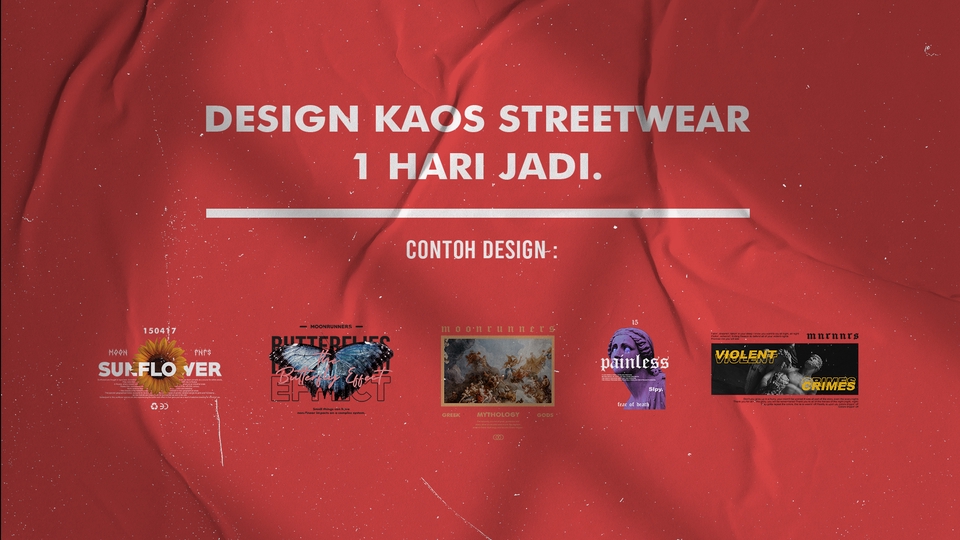 Desain Kaos & Motif - DESAIN KAOS STREETWEAR NECTAR DESIGN - 1
