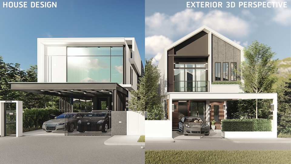ออกแบบตกแต่งภายในและภายนอก - รับออกแบบงานภายนอก และงานภายใน (Exterior Facade Design & Interior Decoration Design) - 16