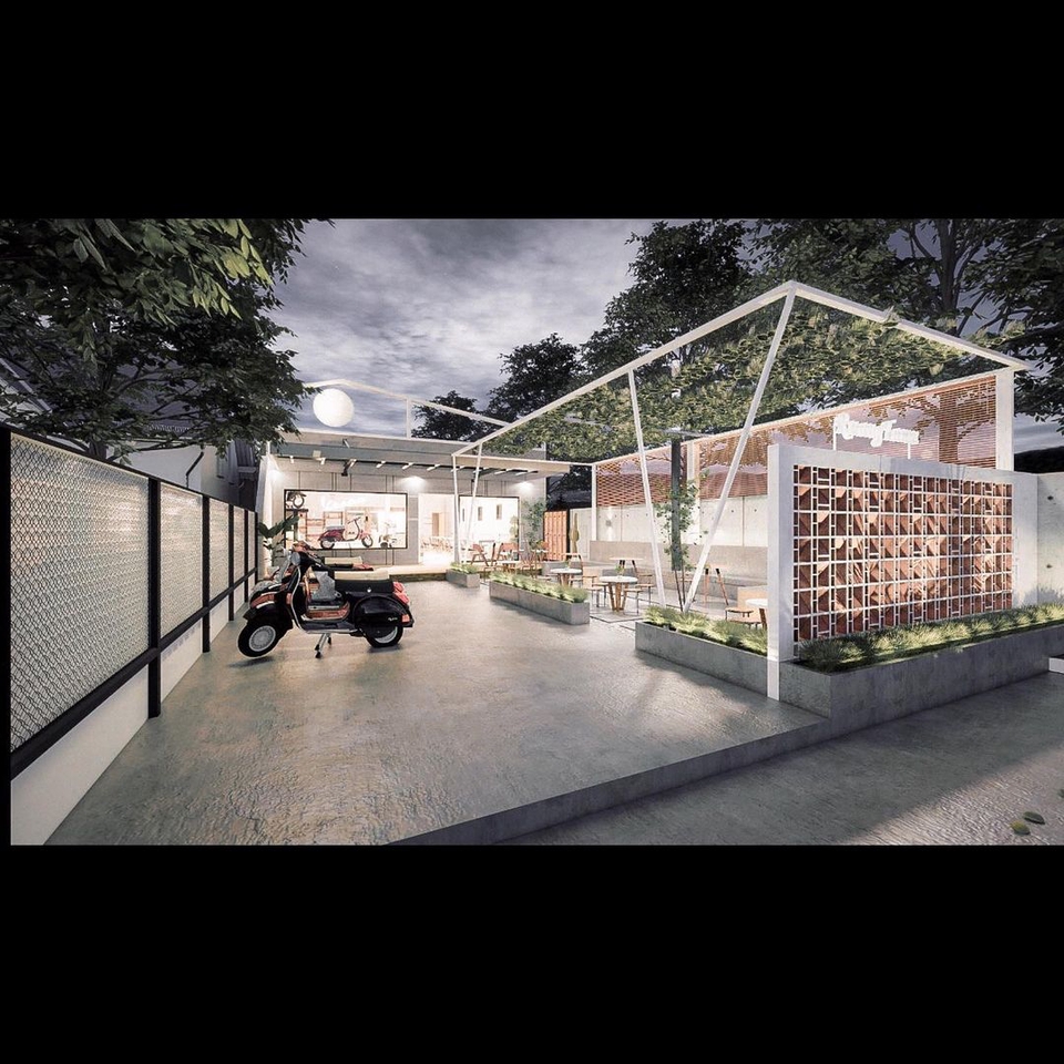3D & Perspektif - JASA ARSITEK DESAIN 3D RUMAH TINGGAL, GEDUNG, TOKO, CAFE, KLINIK SKINCARE, TAMAN, DLL - 9