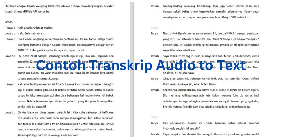 Pengetikan Umum - TRANSKRIP AUDIO/VIDEO MENJADI TEXT CEPAT 1 HARI VERBATIM - 3