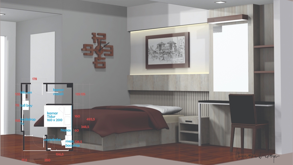 Jasa Desain Interior 3D Rumah Minimalis Modern Terbaru