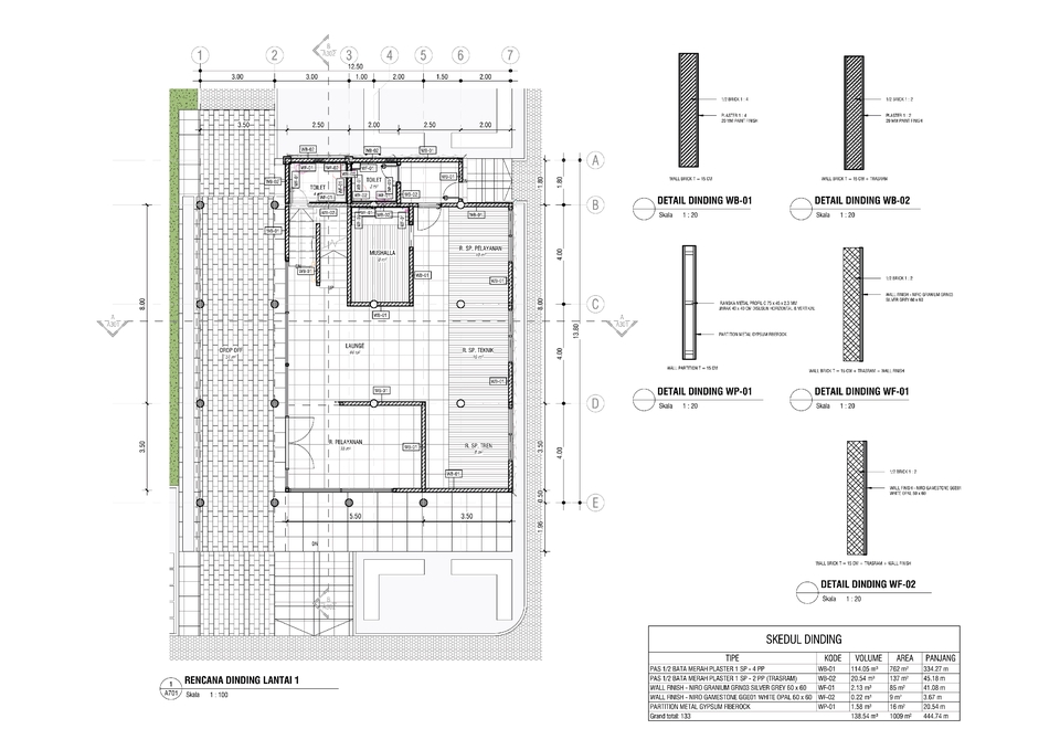 CAD Drawing - Jasa Gambar Kerja BIM - DED (ARS, STR, MEP) dengan REVIT - 8